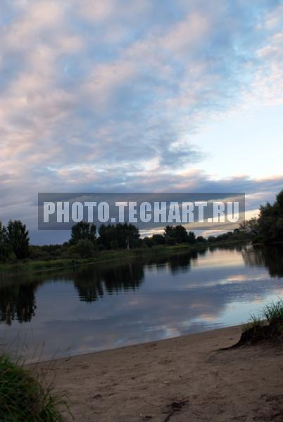 закат на реке в Борке / Природа / закаты и рассветы