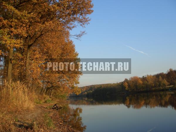 осенняя река / Природа / осенний пейзаж