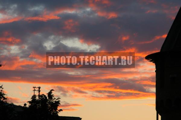 силуэт тульского кремля / Город, архитектура / городской пейзаж