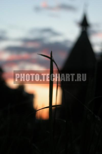 силуэт тульского кремля / Город, архитектура / городской пейзаж