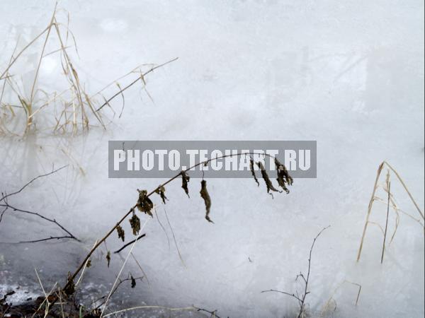 лед на реке / Природа / зимний пейзаж