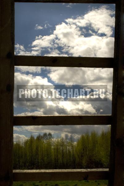 деревянная лестница / Город, архитектура / фрагменты и детали