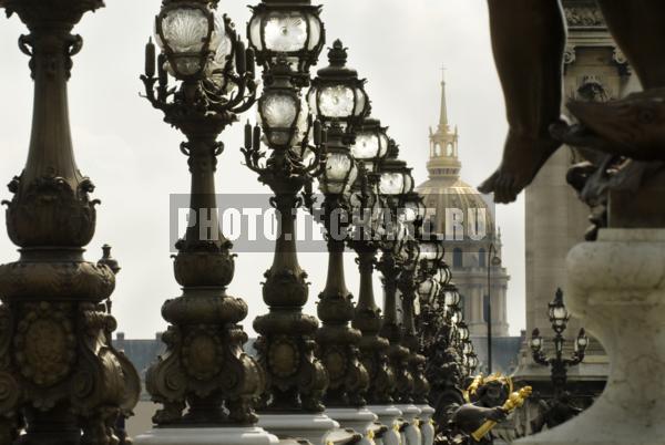 Мост Александра III / Город, архитектура / фрагменты и детали