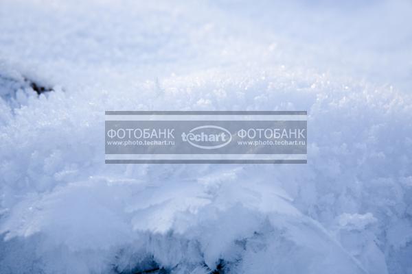 Сугроб. Кристаллы снега / Фоны и фактуры / природные