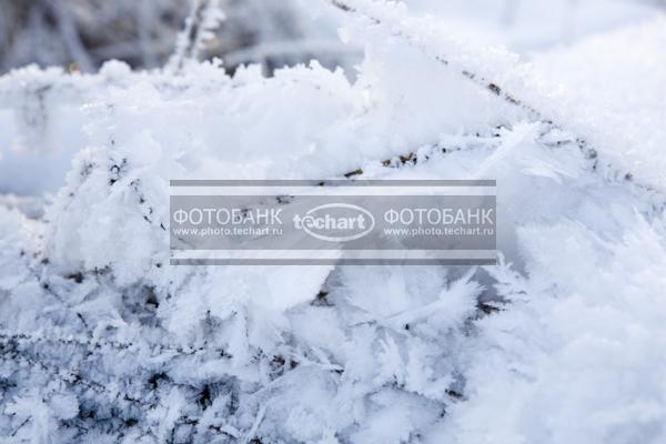 Сугроб. Кристаллы снега / Фоны и фактуры / природные