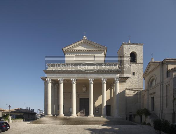 Сан-Марино. Базилика дель Санто. San-Marino. Basilica del Santo. / Город, архитектура / архитектура и скульптура