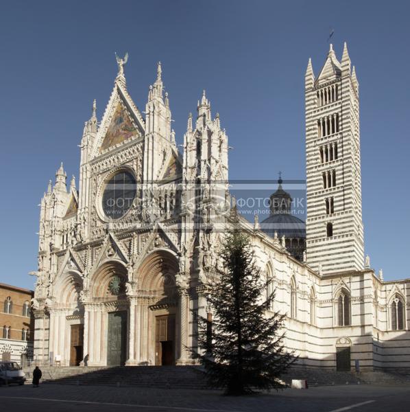 Италия. Сиена. Кафедральный собор. Italy. Siena. Cathedral. Italia. Duomo. / Город, архитектура / архитектура и скульптура