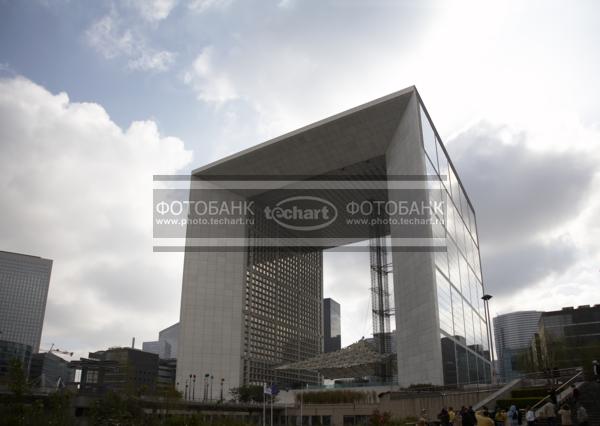 Франция. Париж. Ля Дефанс. France. Paris. La Defence. / Город, архитектура / архитектура и скульптура