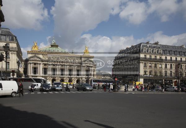 Франция. Париж. Гранд Опера. France. Paris. Grand Opera. / Город, архитектура / городской пейзаж