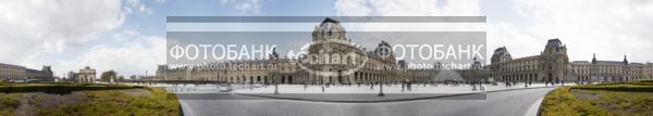 Франция. Париж. Лувр. Панорама. France. Paris. Louvre. Panorama. / Город, архитектура / городской пейзаж