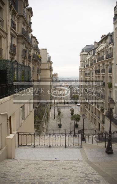 Франция. Париж. Монмартр. France. Paris. Montmartre. / Город, архитектура / архитектура и скульптура