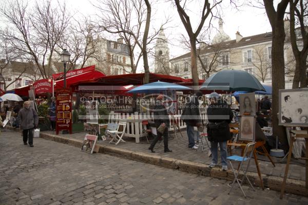 Франция. Париж. Монмартр. France. Paris. Montmartre. / Город, архитектура / городской пейзаж