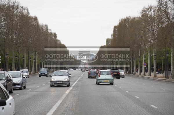 Франция. Париж. Елисейские поля. France. Paris. Elysees. / Город, архитектура / городской пейзаж