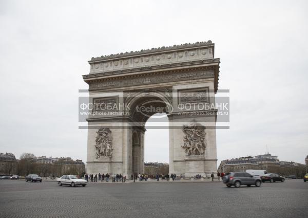 Франция. Париж. Елисейские поля. Арка. France. Paris. Elysees. Arc. / Город, архитектура / архитектура и скульптура