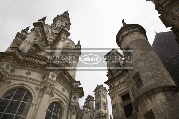 Франция. Долина Луары. Замок Шамбор. France. Paris. Comte de Chambord. / Город, архитектура / архитектура и скульптура