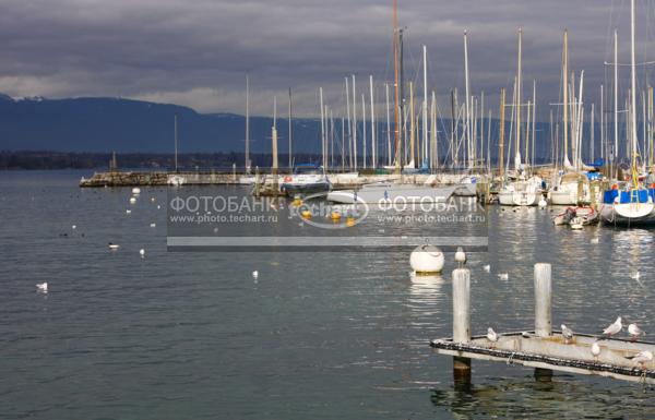 Европа. Швейцария. Женевское озеро. Lac Leman / Природа / реки и озера