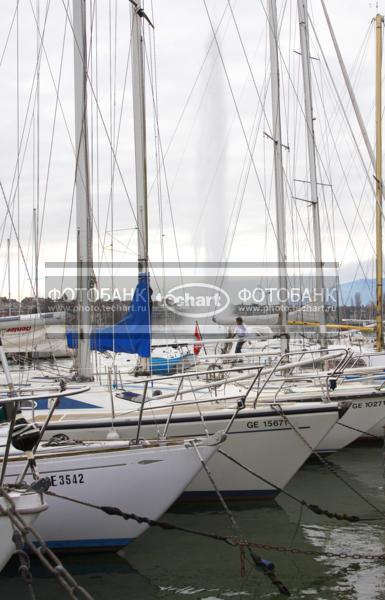 Европа. Швейцария. Яхты. Женевское озеро. Lac Leman / Техника, транспорт / Водный