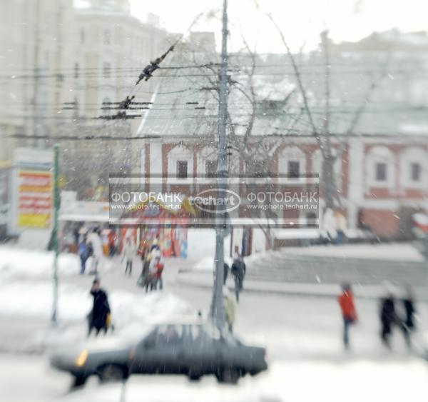 Зима в Москве / Город, архитектура / городской пейзаж