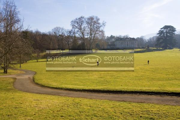 Европа. Швейцария. Женева. Parc des Eaux-Vives / Город, архитектура / сады и парки