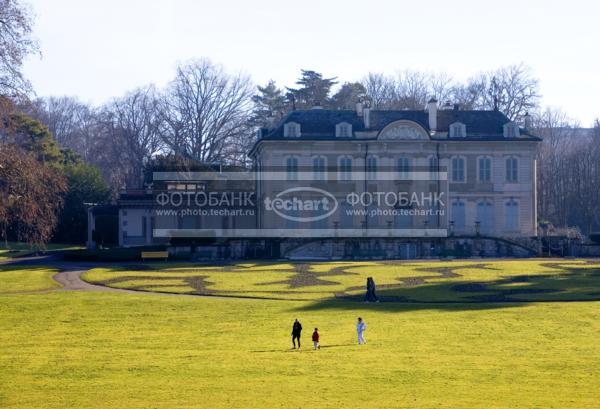 Европа. Швейцария. Женева. Parc des Eaux-Vives / Город, архитектура / сады и парки