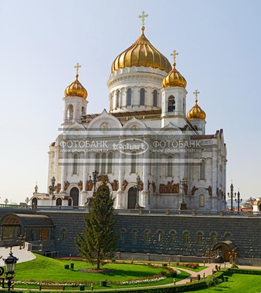 Москва. Храм Христа Спасителя / Город, архитектура / городской пейзаж