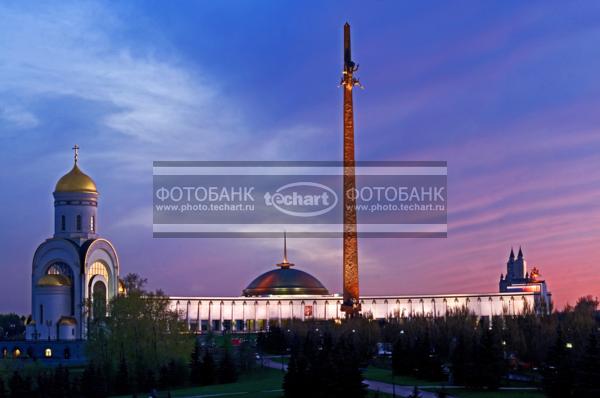 Фото вечерней Моквы / Город, архитектура / городской пейзаж