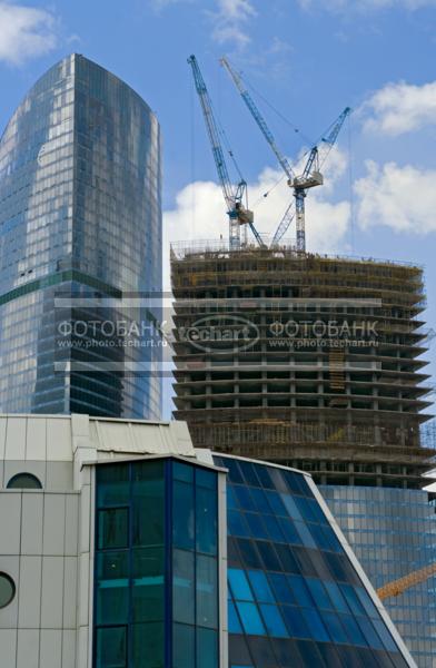 Москва. Строительство Москва-Сити / Город, архитектура / архитектура и скульптура