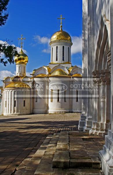 Москва. Троице-Сергиева лавра. Успенский собор / Город, архитектура / архитектура и скульптура