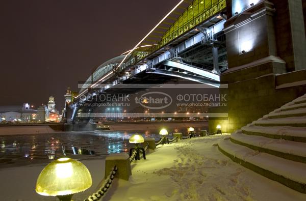 Москва. Мост Богдана Хмельницкого / Город, архитектура / городской пейзаж