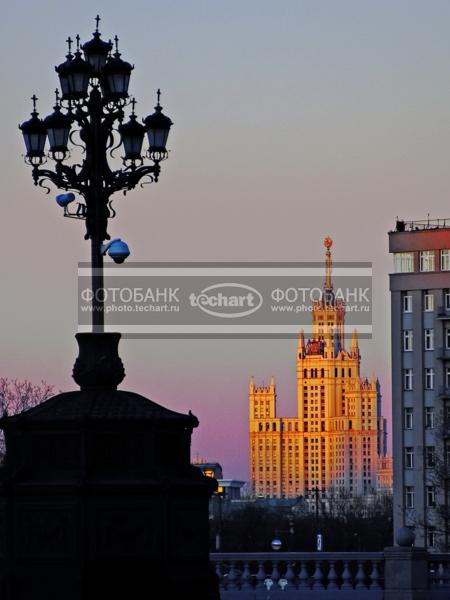 Москва. Высотка на котельнической набережной / Город, архитектура / архитектура и скульптура