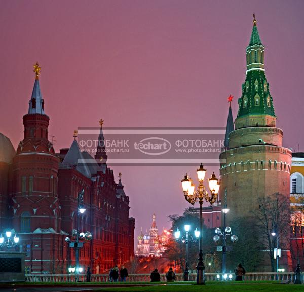 Москва. Кремль. Красная Площадь / Город, архитектура / городской пейзаж