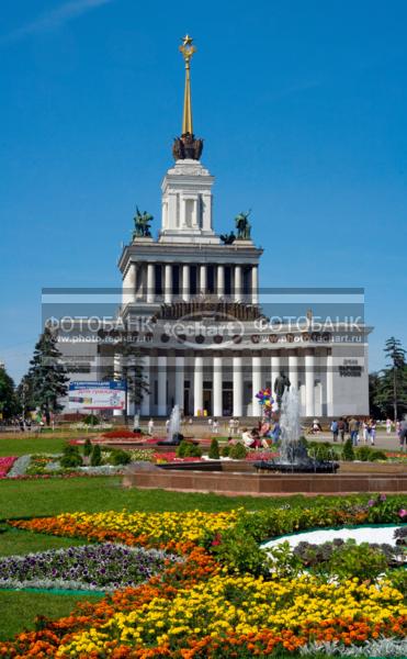 Москва. ВДНХ. Центральный павильон / Город, архитектура / городской пейзаж