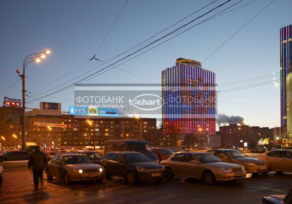 Россия. Москва. Вечерняя Москва. Russia. Moscow. Evening / Город, архитектура / городской пейзаж