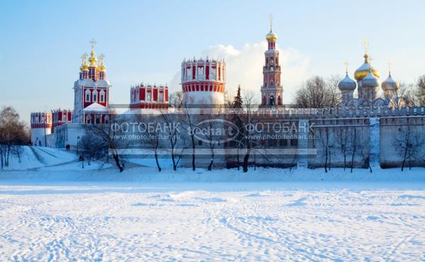 Россия. Москва. Новодевичий монастырь. Панорама / Город, архитектура / архитектура и скульптура