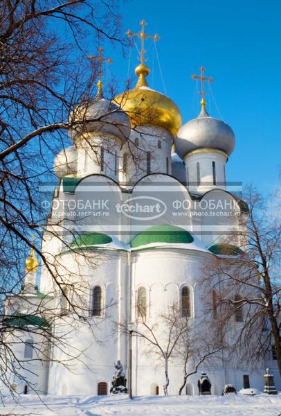 Россия. Москва. Новодевичий монастырь. Смоленский собор / Город, архитектура / архитектура и скульптура