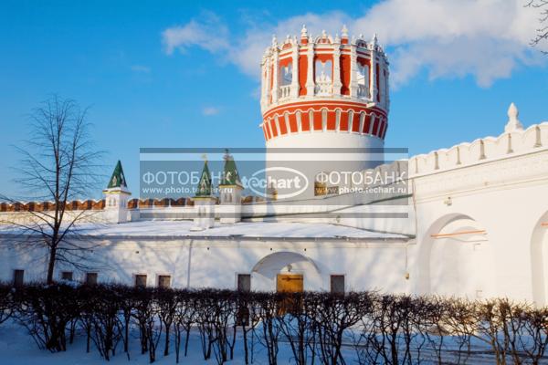 Россия. Москва. Новодевичий монастырь. Башня / Город, архитектура / архитектура и скульптура