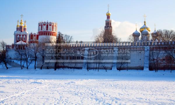 Россия. Москва. Новодевичий монастырь. Панорама / Город, архитектура / архитектура и скульптура