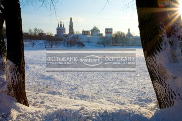 Россия. Москва. Новодевичий монастырь. Панорама / Город, архитектура / городской пейзаж