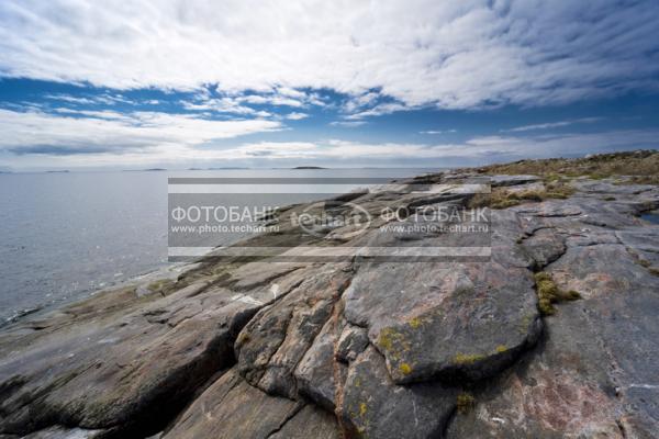 Россия. Природа России. Белое Море. Остров, камни и небо / Природа / прочее