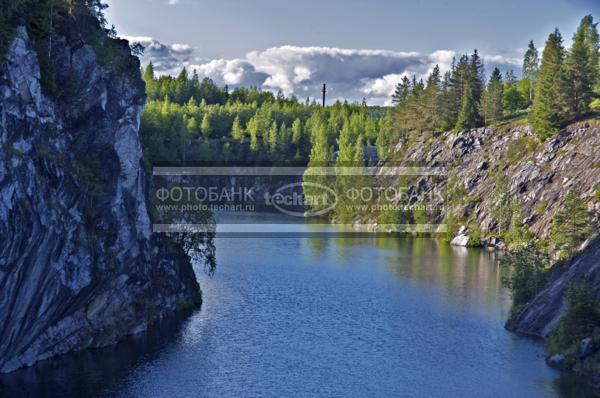 Природа России. Карелия. Мраморный карьер Рускеала / Природа / реки и озера
