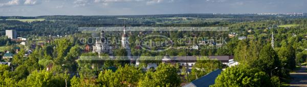 Россия. Малоярославец. Панорама города / Город, архитектура / городской пейзаж