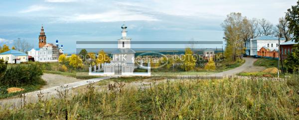 Россия. Чердынь. Панорама города / Город, архитектура / городской пейзаж