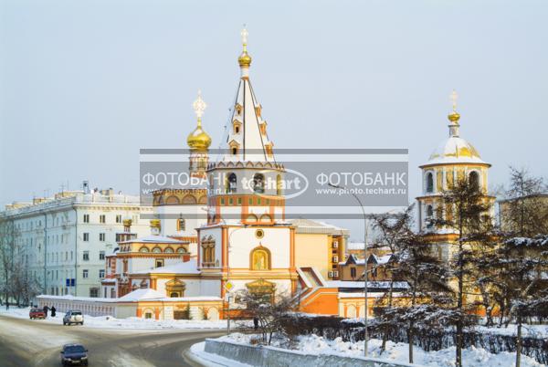 Россия. Иркутск. Богоявленская церковь / Город, архитектура / архитектура и скульптура