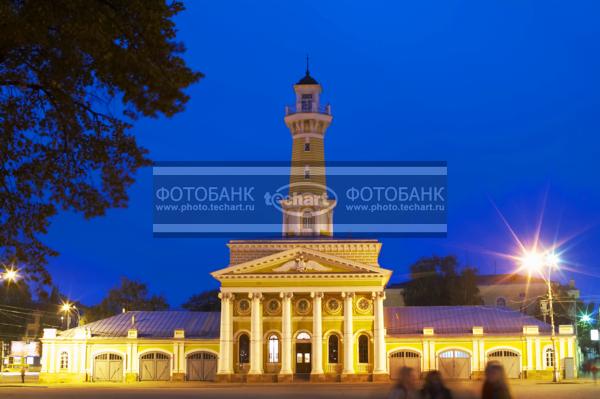 Россия. Кострома. Пожарная каланча / Город, архитектура / архитектура и скульптура