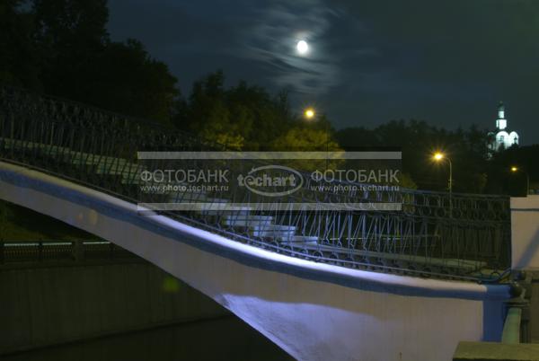 Москва. Мост через Яузу / Город, архитектура / городской пейзаж