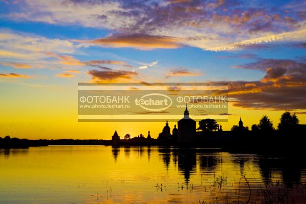 Русские города. Белозерск. Закат / Природа / закаты и рассветы