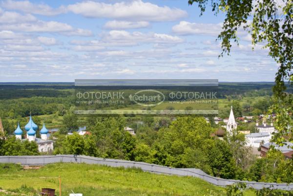 Русские города. Белозерск. Панорама города / Город, архитектура / городской пейзаж