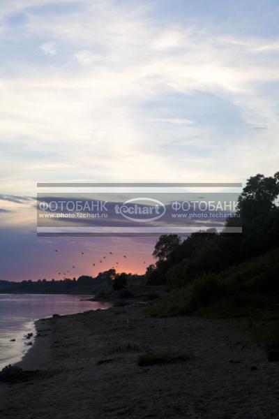 Россия. Ростов Великий. Закат / Природа / закаты и рассветы
