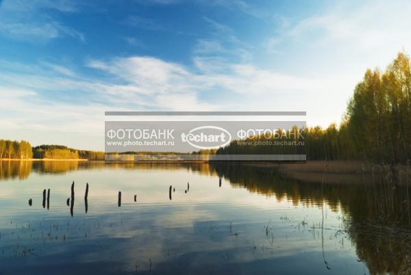 Россия. Псковская область. Озеро Верято / Природа / реки и озера