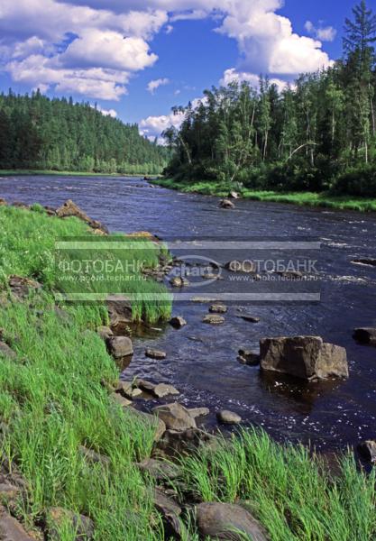 Россия. Сибирь. Красноярский край. Эвенкия. Река Катанга / Природа / реки и озера
